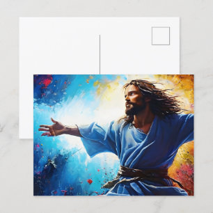 Jesus Christ resurrection Postcard