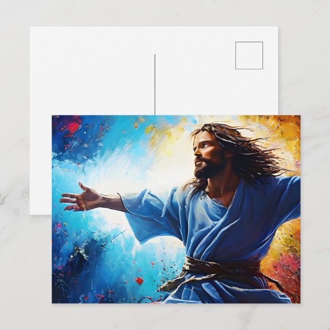 Jesus Christ resurrection  Postcard (Front/Back)