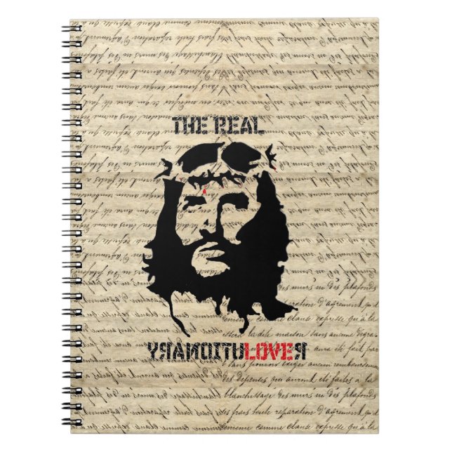 Jesus Christ revolutionary Notebook (Front)