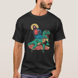 Jesus Christ Rex Dinosaur Ride Christian Religious T-Shirt