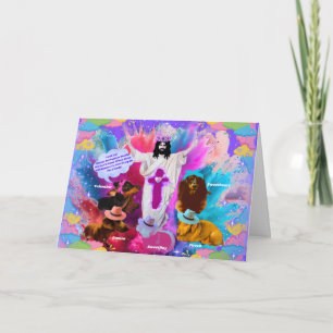 Jesus Christ Risen Saviour Card