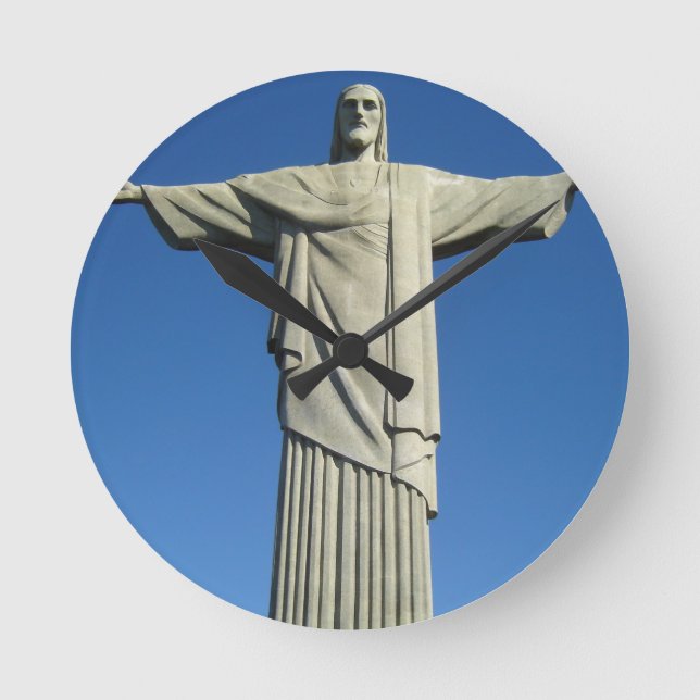 Jesus Christ Round Clock (Front)