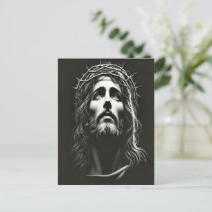 Jesus Christ Saviour's Unwavering Postcard