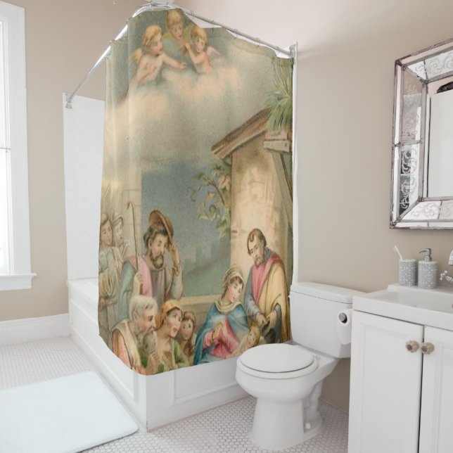 Jesus Christ Shower Curtain (In Situ)