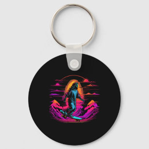 Jesus Christ Skateboarding - Retro Christian Skate Key Ring