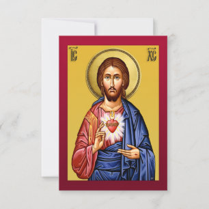 Jesus Christ son of God new Thank You Card