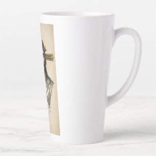 Jesus Christ Spiritual Art Glass Tumbler Latte Mug