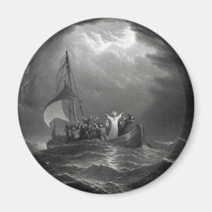 Jesus Christ Stills the Tempest Magnet