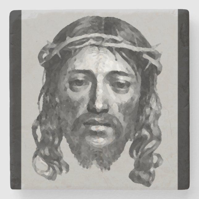 JESUS CHRIST STONE COASTER (Front)