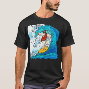 Jesus Christ Surfing Summer Surfer Surfboard Surfb T-Shirt