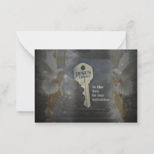 Jesus Christ the Key to Salvation Card