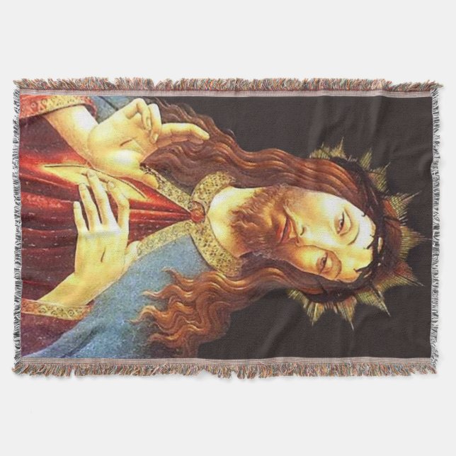 Jesus Christ the King 2 Throw Blanket - Cristo Rey (Front)