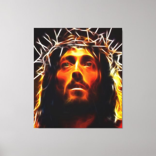 Jesus Christ The Saviour Canvas Print (Front)