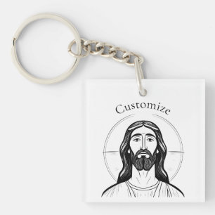 Jesus Christ Thunder_Cove Key Ring