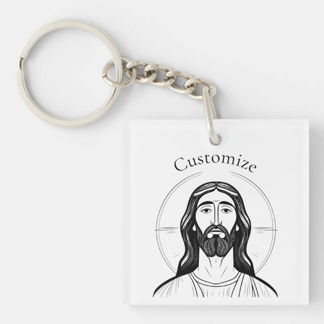 Jesus Christ Thunder_Cove Key Ring (Front)