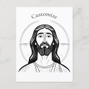 Jesus Christ Thunder_Cove Postcard