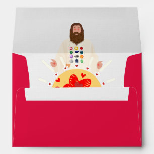 Jesus Christ Watches Over Those Who Love Him Envelope