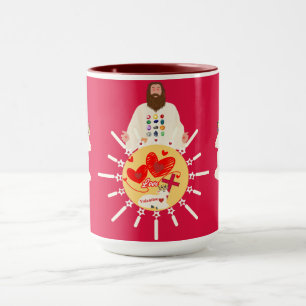 Jesus Christ Watches Over Those Who Love Him Mug