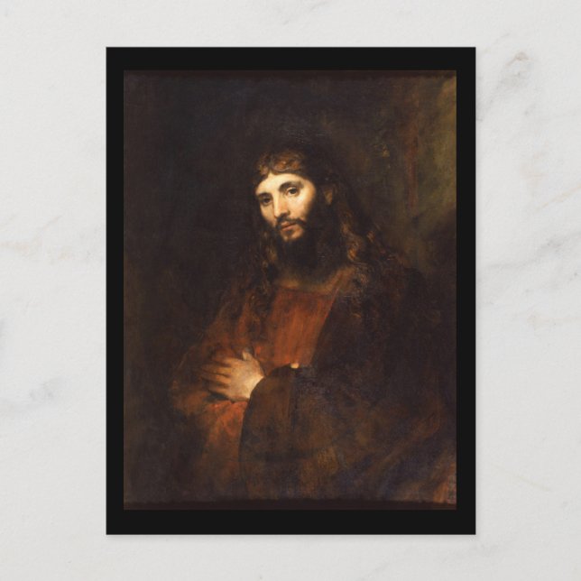 Jesus Christ with Arms Crossed Postcard (Front)