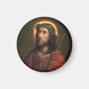 Jesus Christ with Crown of Thorns Magnet