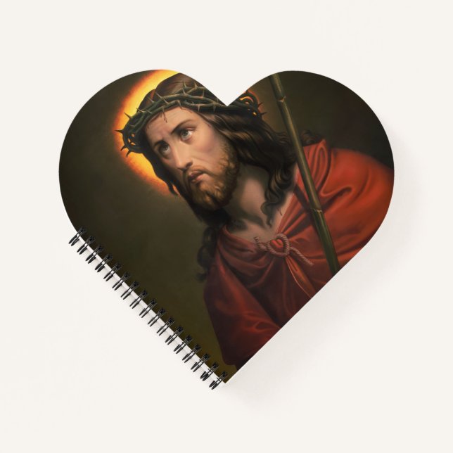 Jesus Christ with Crown of Thorns Notebook (Front)