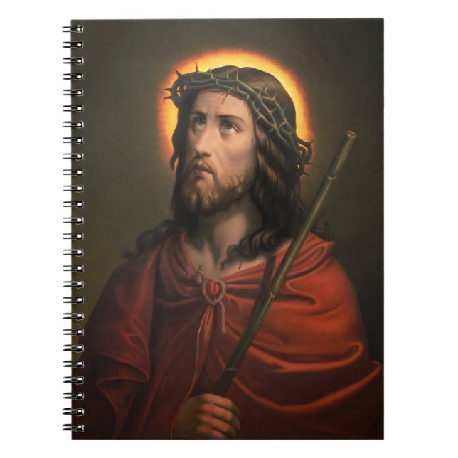 Jesus Christ with Crown of Thorns Notebook (Front)