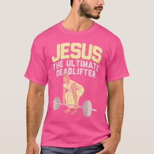 Jesus Christian Cross Art Cursive Inspiring T-Shirt