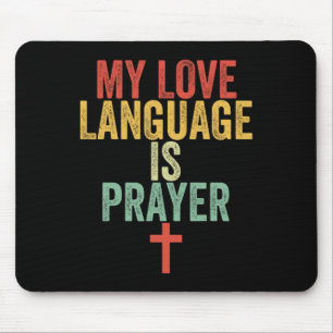 Jesus Christian Easter Shirt My Love Language Is P Mouse Pad