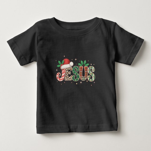 Jesus Christian Religious Saying Faith Bible Verse Baby T-Shirt (Front)
