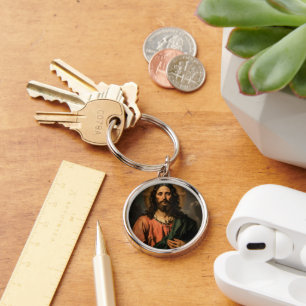 Jesus Christianity Reniassance Key Ring