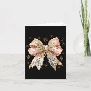 Jesus Christmas Coquette Xmas Jesus Is The Reason  Card