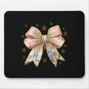 Jesus Christmas Coquette Xmas Jesus Is The Reason Mouse Pad