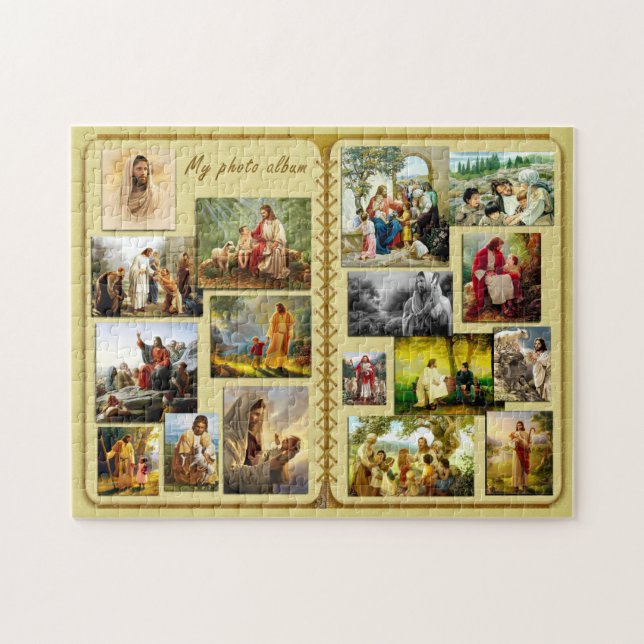 Jesus Christmas Easter jigsaw puzzle resurrected (Horizontal)