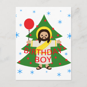 Jesus - Christmas Holiday Postcard