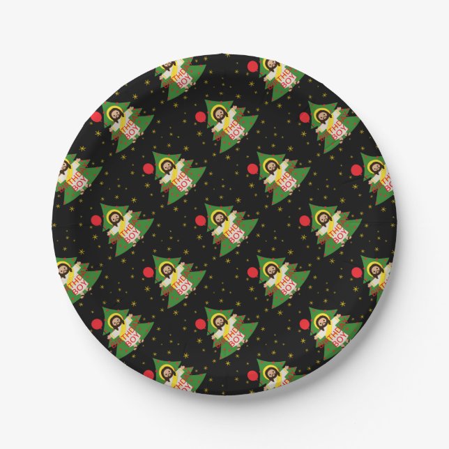 Jesus - Christmas Paper Plate (Front)