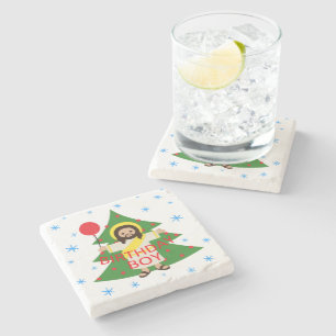 Jesus - Christmas Stone Coaster