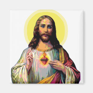 Jesus Christus in Pop Art Style Magnet