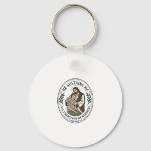 Jesus Chronic Illness Encouragement T-Shirt Inspir Key Ring