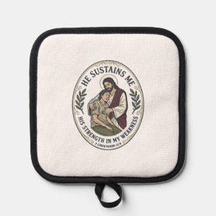Jesus Chronic Illness Encouragement T-Shirt Inspir Pot Holder