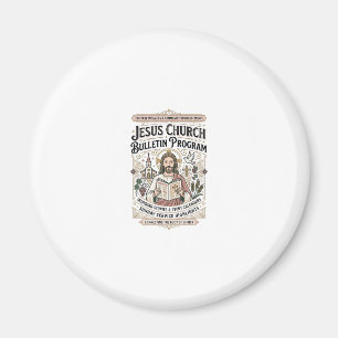 Jesus Church Bulletin Program Jesus Church Bulleti Magnet