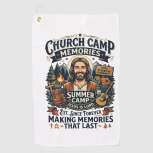 Jesus Church Camp VBS Nostalgia Shirt Faith Based  Golf Towel