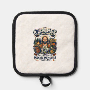 Jesus Church Camp VBS Nostalgia Shirt Faith Based  Pot Holder