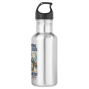 Jesus Church Merch Youth Camp Style Shirt Faith Ba 532 Ml Water Bottle