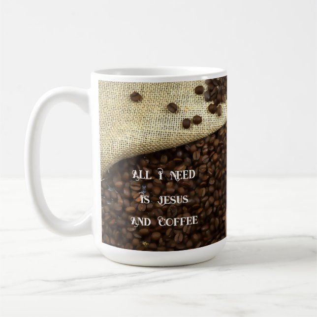 Jesus & Coffee - 15 oz. Mug (Left)