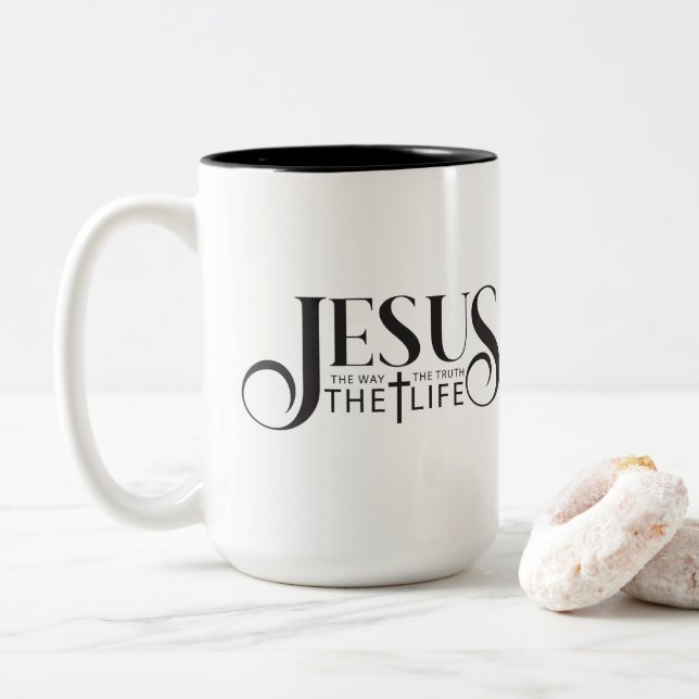 Jesus Coffee Mug (With Donut)