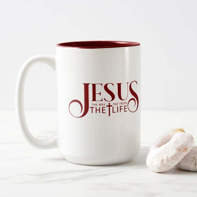 Jesus Coffee Mug (With Donut)