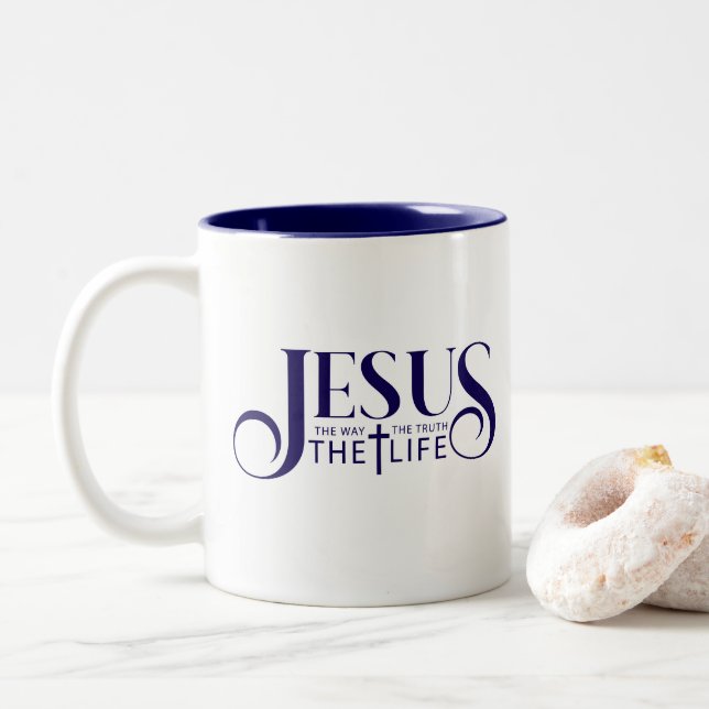 Jesus Coffee Mug (With Donut)