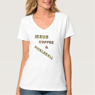 Jesus Coffee & Pickleball T-Shirt