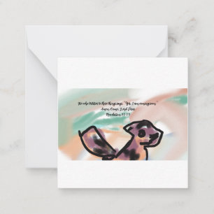 jesus coming card
