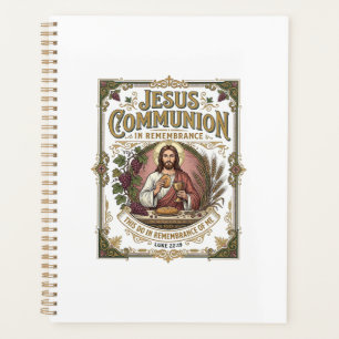 Jesus Communion Jesus Communion Christian Faith Vi Planner